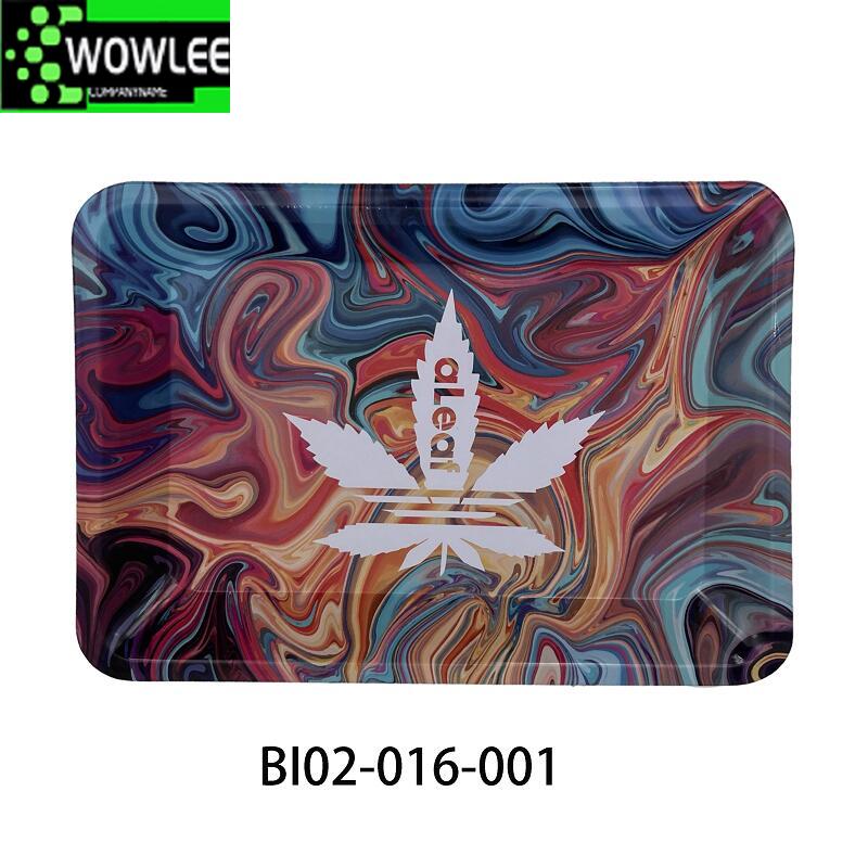 18 12 5CM Weed Rolling Tray Metal Cigarette Smoking Herb Tobacco Tinplate Plate Discs Smoke Paper - Rolling Tray Shop