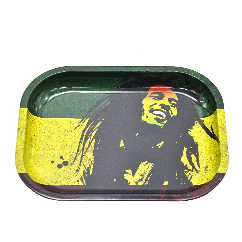 180 140mm Rolling Tray DIY Metal Tobacco Herb Cigarette Smoking Accessories Trays Tinplate Plate Grinder Tools 5 - Rolling Tray Shop