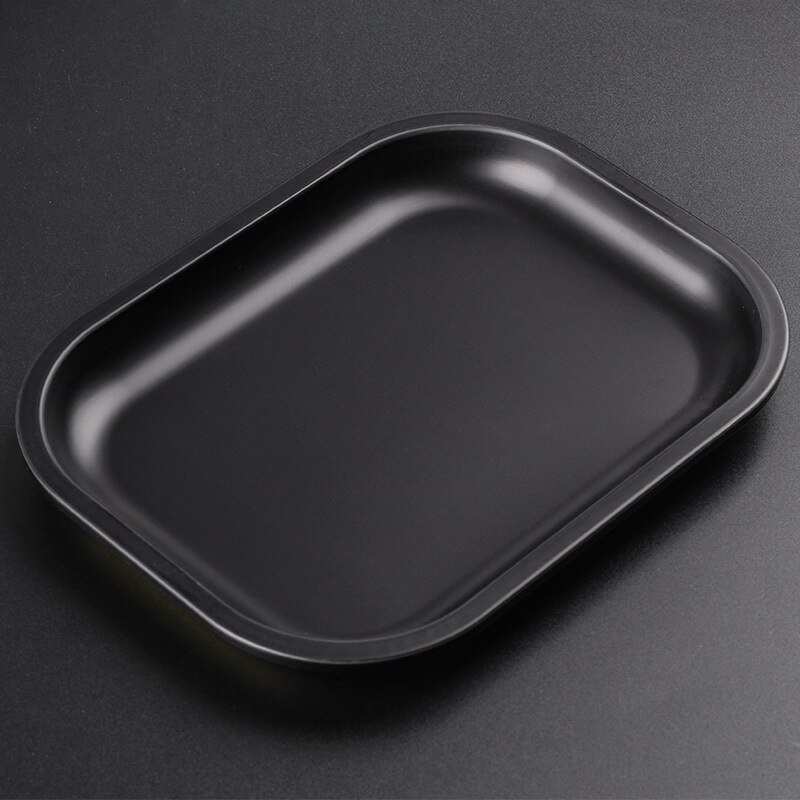 180mmx140mm Small Metal Weed Rolling Trays Tobacco Herb Cigarette Joint Pre Roller Plate Smoking Accessories Free 4 - Rolling Tray Shop
