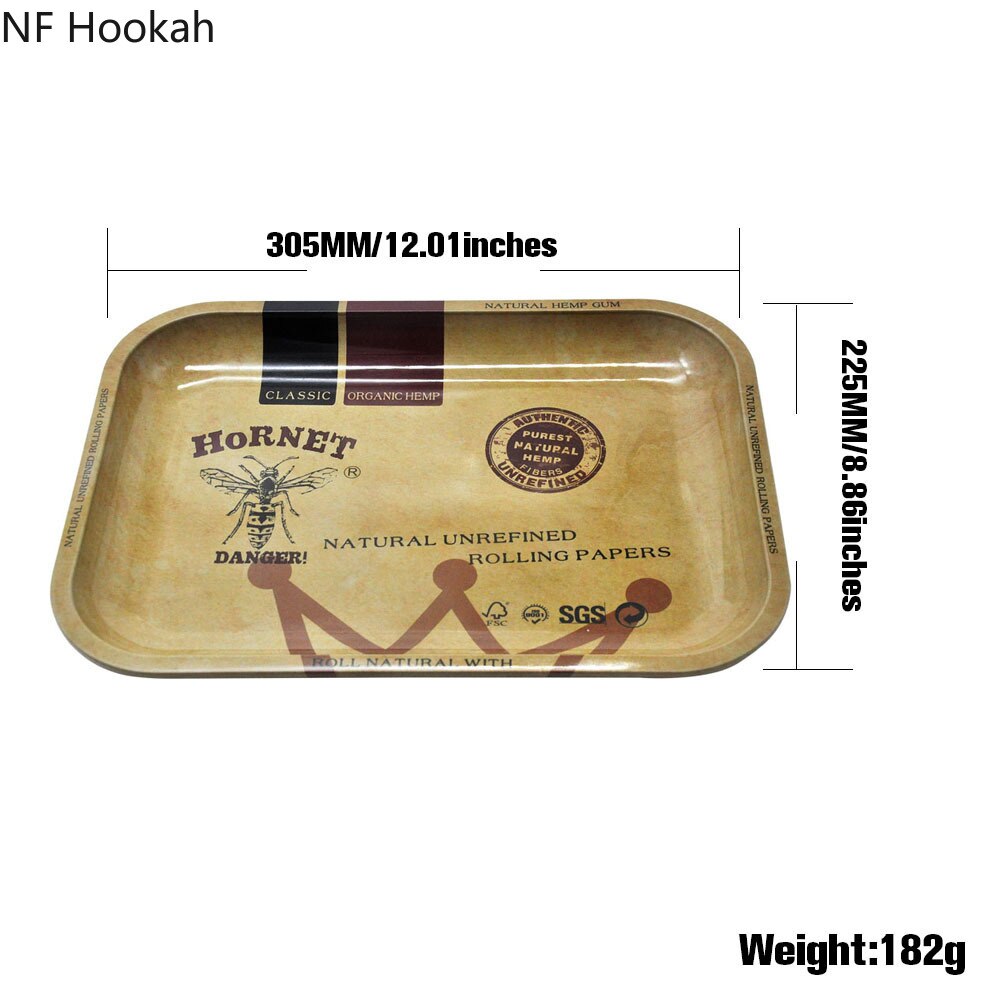 30 5 22 5cmTobacco herb tray rolling tray rolling cigarette cigarette tray metal tray roll paper 1 - Rolling Tray Shop