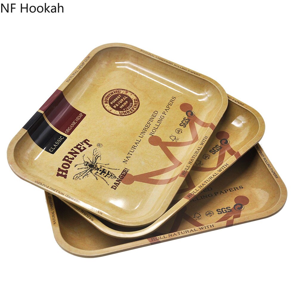 30 5 22 5cmTobacco herb tray rolling tray rolling cigarette cigarette tray metal tray roll paper 3 - Rolling Tray Shop