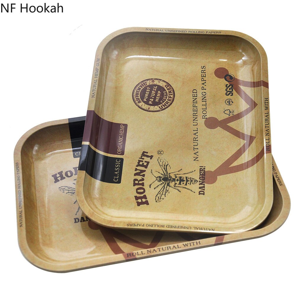 30 5 22 5cmTobacco herb tray rolling tray rolling cigarette cigarette tray metal tray roll paper 4 - Rolling Tray Shop
