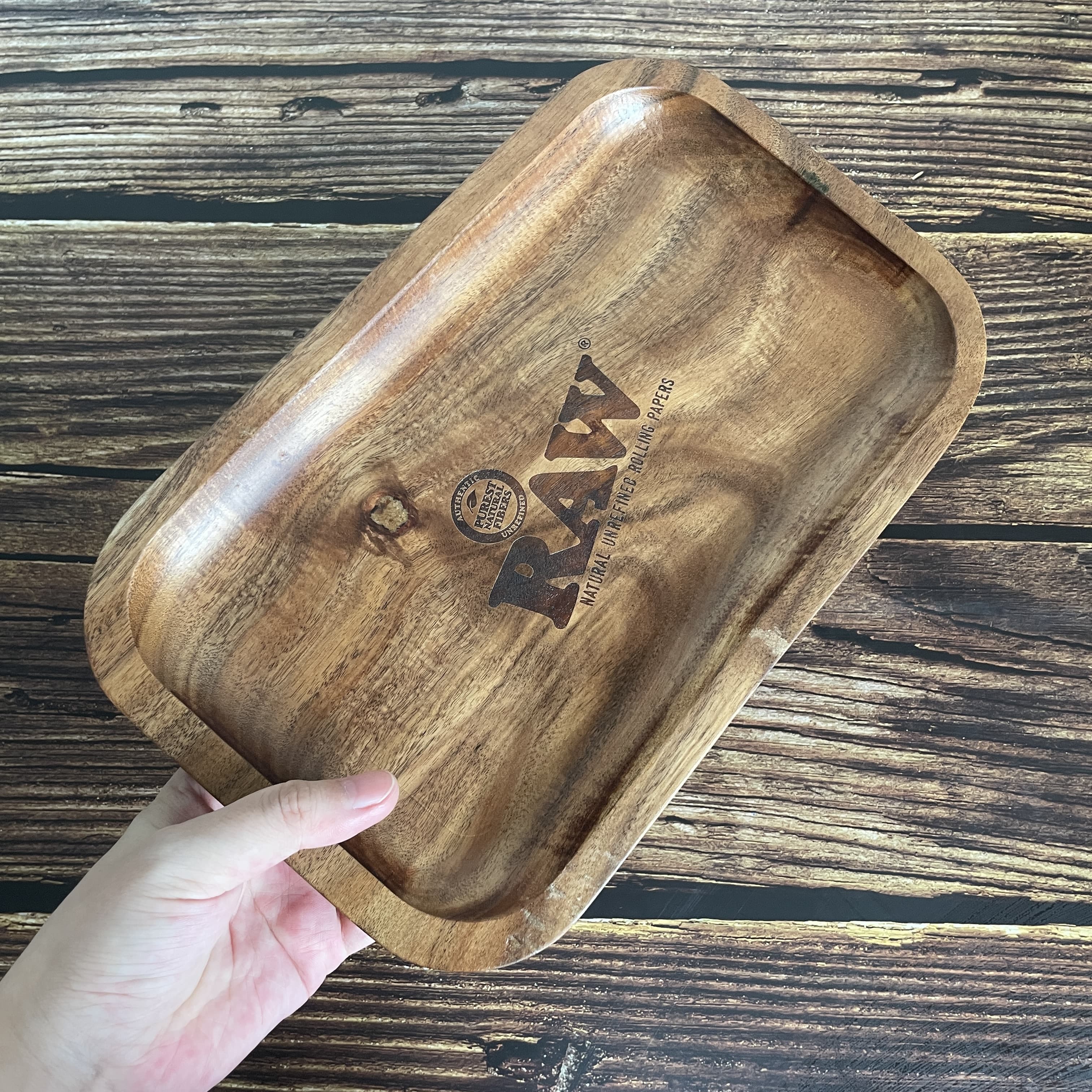 Acacia Wood Rolling Tray 4 - Rolling Tray Shop