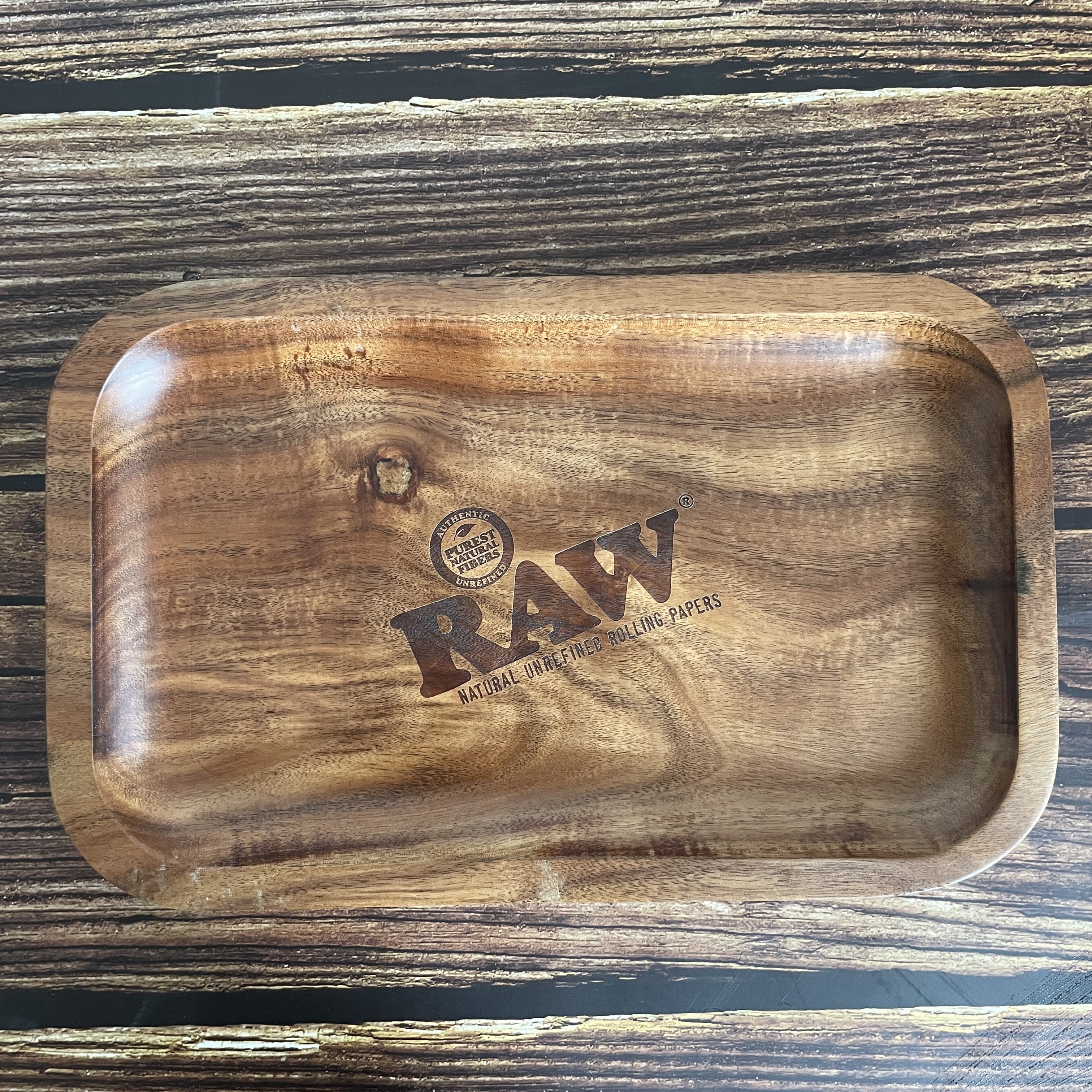 Acacia Wood Rolling Tray - Rolling Tray Shop