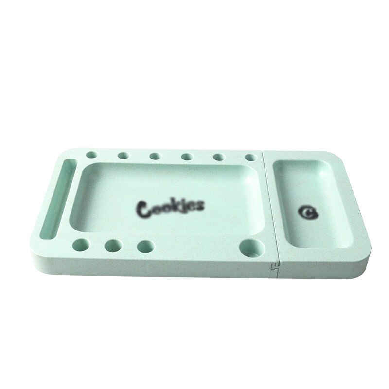 Degradable Rolling Tray Candy Herb Trays Assembled Collection Pink Green Blue Grey 4 - Rolling Tray Shop