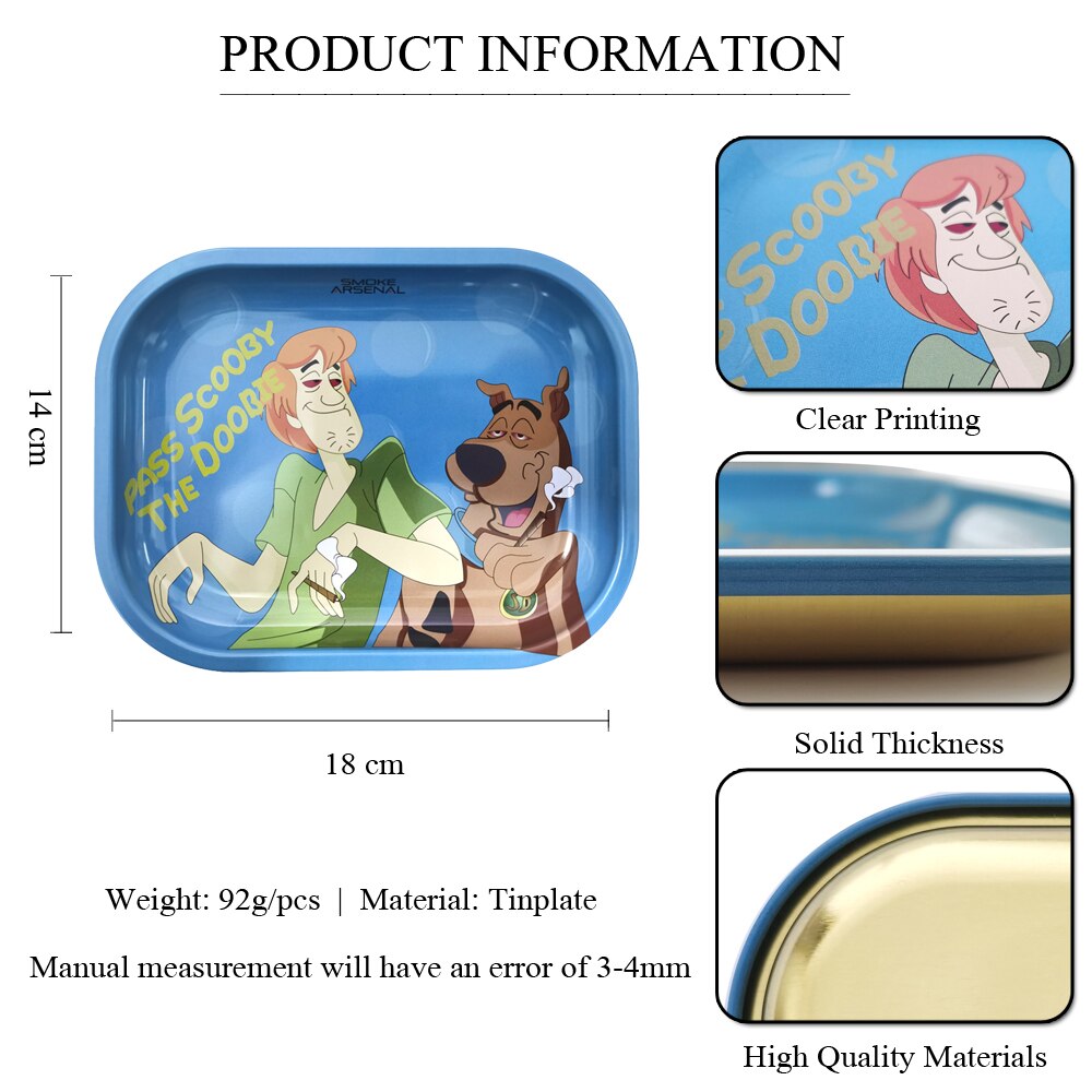Hot Dog Man Cartoon Rolling Paper Tray Smoking Tray Cigarette Tool Trays Factory Price Operation Trays 1 - Rolling Tray Shop