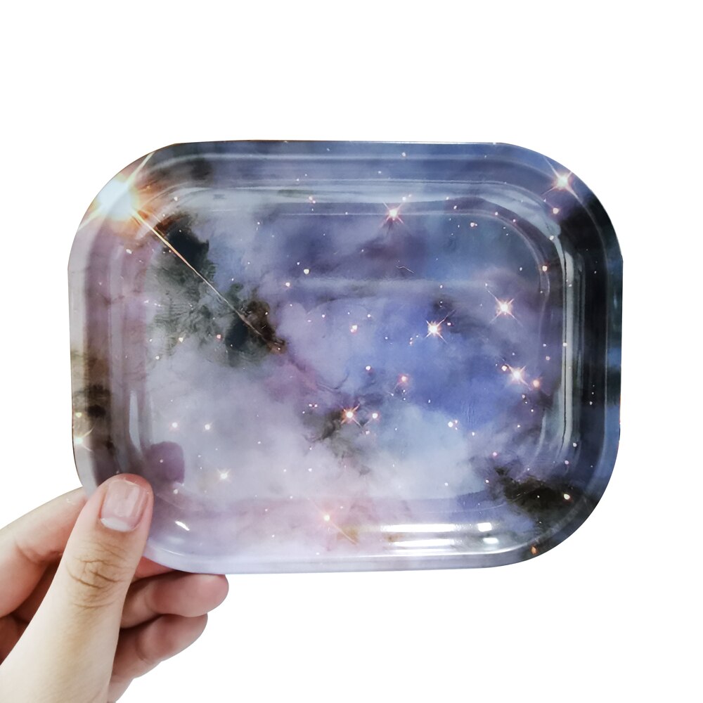 Neweat Rolling Tray Cartoon Metal Plate DIY Smoking Accessories Tobacco Tray 180 140 MM Gifts Tin 5 - Rolling Tray Shop