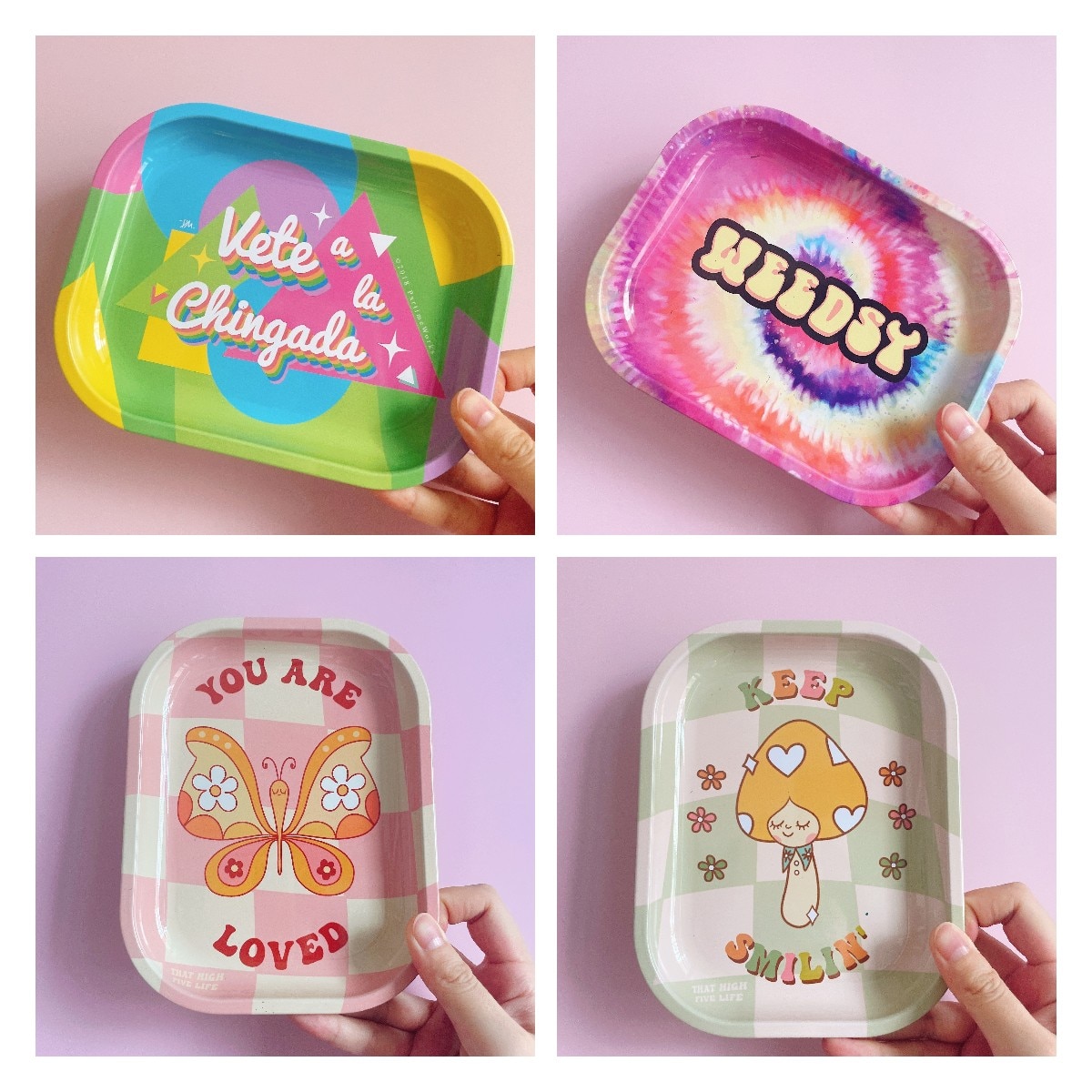 Rolling Tray 140 180MM Girly Rolling Accessories - Rolling Tray Shop