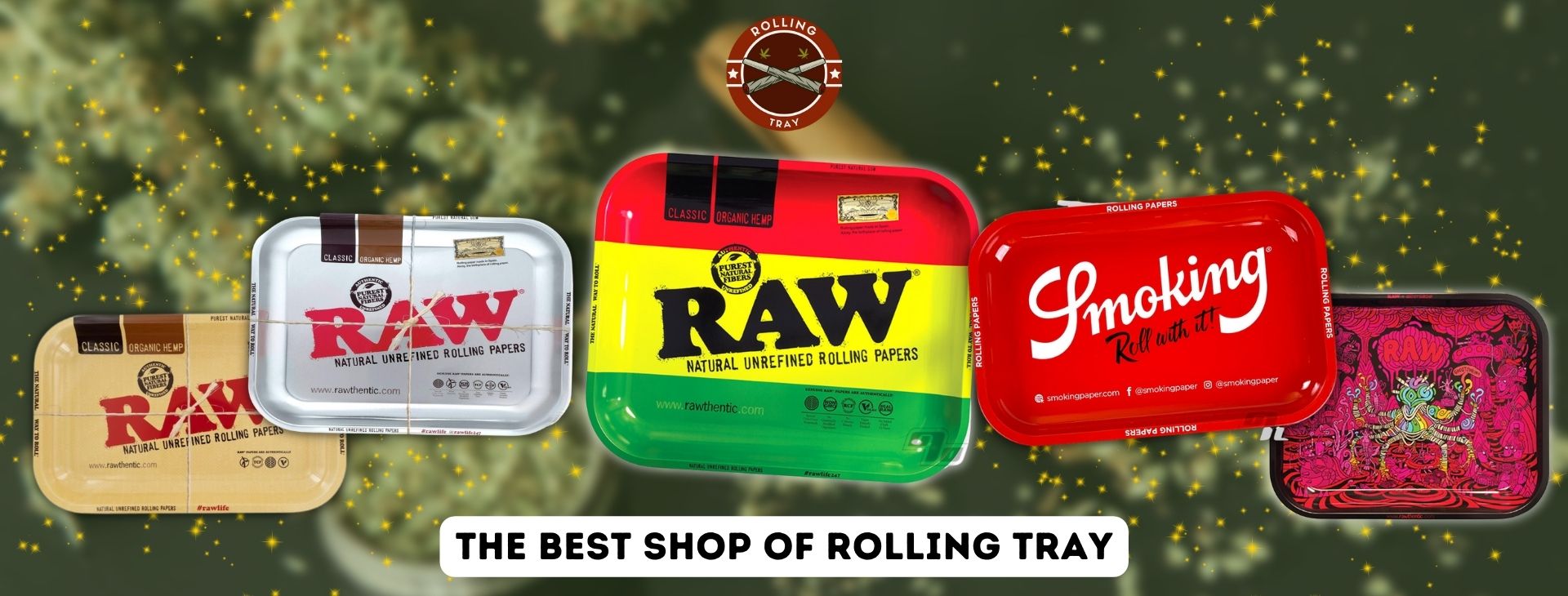 Rolling Tray Banner - Rolling Tray Shop