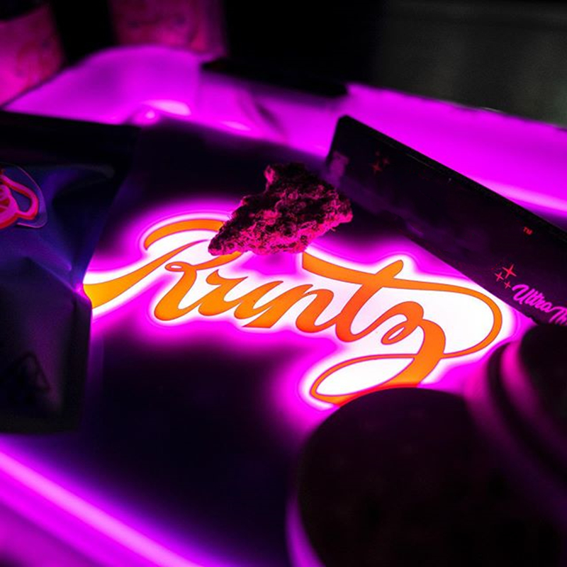 Runty LED Tobacco Tray Color Manual Control Glow Smoke Tray Herb Grinder Plate Cigarette Glowing Rolling 3 - Rolling Tray Shop