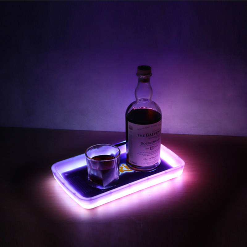 Runty LED Tobacco Tray Color Manual Control Glow Smoke Tray Herb Grinder Plate Cigarette Glowing Rolling 4 - Rolling Tray Shop