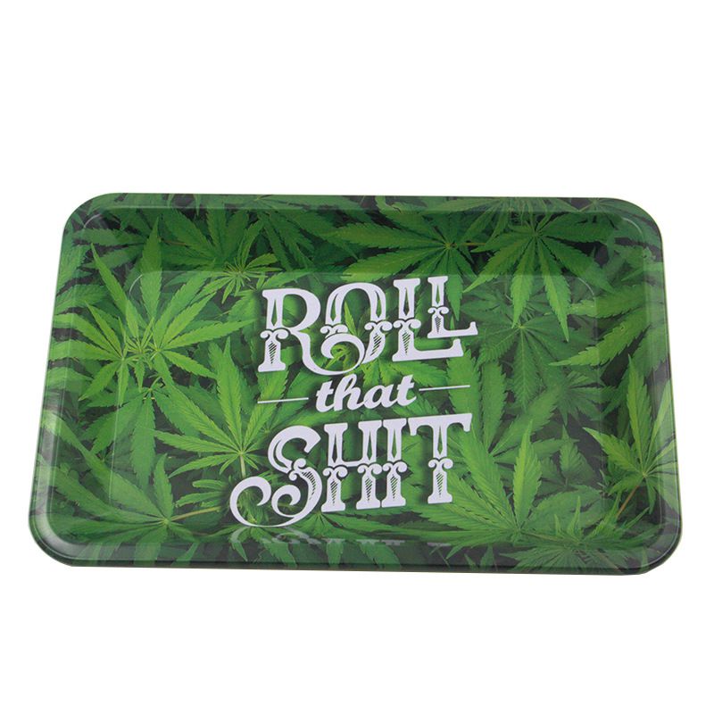 Tinplate Metal Rolling Tray HD Pattern Printed Tobacco Cigarette Holder Smoking Accessories Grinder Container 3 - Rolling Tray Shop