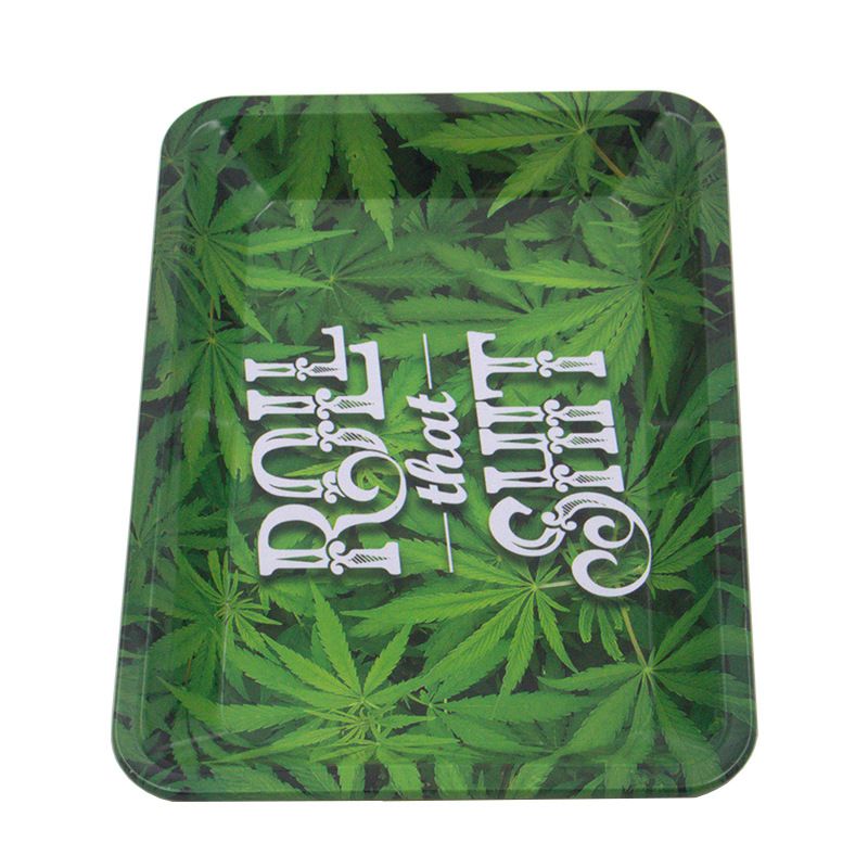 Tinplate Metal Rolling Tray HD Pattern Printed Tobacco Cigarette Holder Smoking Accessories Grinder Container 4 - Rolling Tray Shop