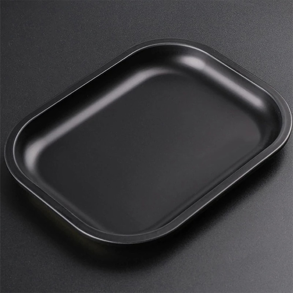 Tobacco Rolling Tray 18 14cm Metal Cigarette Smoking Tray Herb Tobacco Tinplate Plate Grinder Tools 1 - Rolling Tray Shop