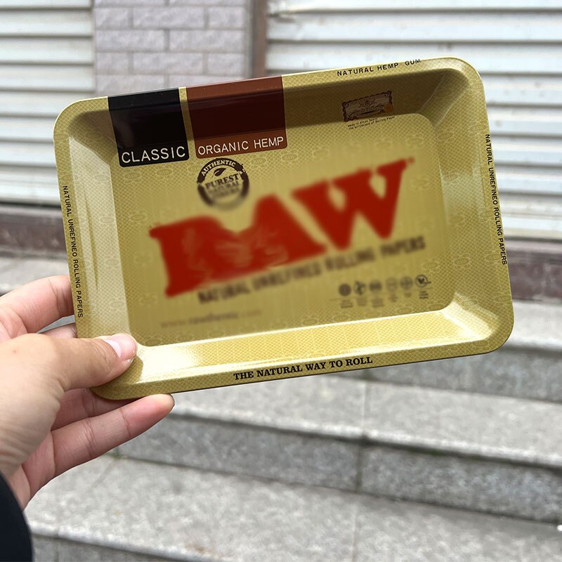 Weed Tray 18 12 5cm Smoking Accessories Cigarette Rolling Tray Moledor Tobacco Tinplate Plate Discs Pipes 3 - Rolling Tray Shop