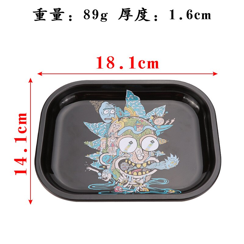 Wholesale Cigarette Rolling Tray Different Pattern Metal Paper Trays Smoke Herb Tobacco Smoking Accessories 5 - Rolling Tray Shop