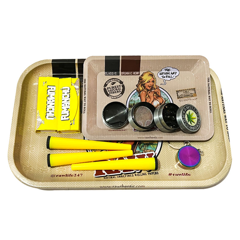 kit para fumar weed kit rolling tray for smoking portable bandeja fumar rolling tray set maconha - Rolling Tray Shop